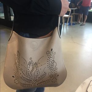 Vegan leather crossbody bag